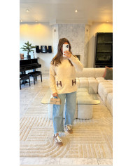 Ensemble Crop jogging délavé noir