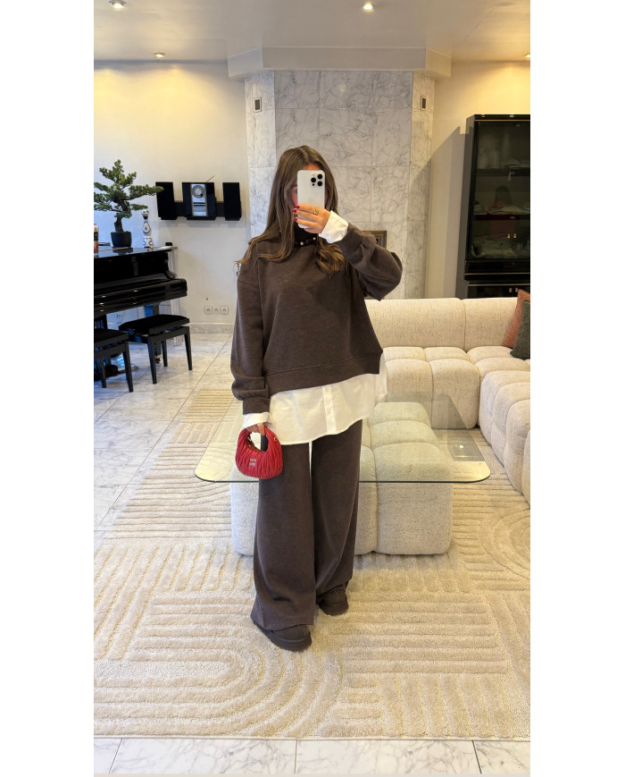 Ensemble Cocon chemise intégré Choco