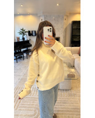 Chemise blanche ceinturé lacets