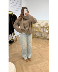 Jean Mom Sam couper noir