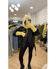 Set mitaines + cagoule Beige