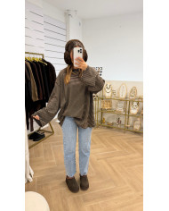 Cardigan à capuche Choco