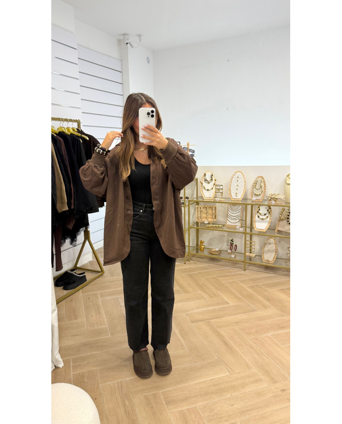 Cardigan à capuche Choco