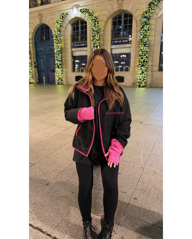 Gilet dupe Za Noir & Rose