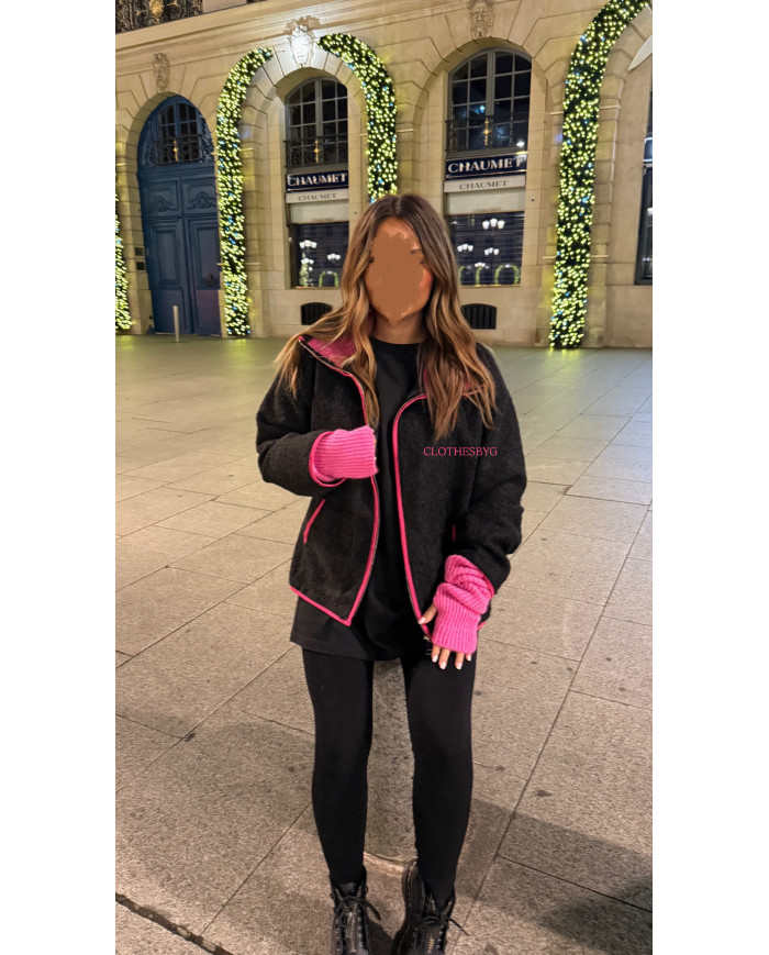 Gilet dupe Za Noir & Rose