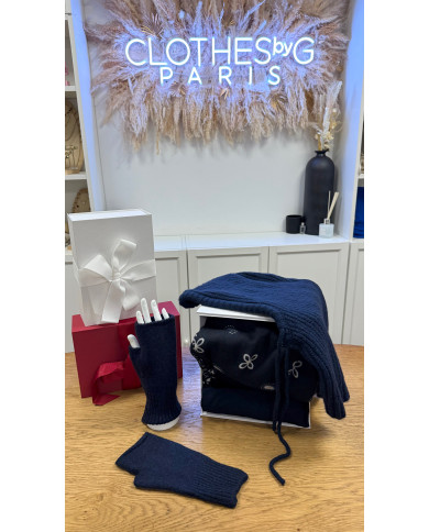 Box personnalisable bleu marine