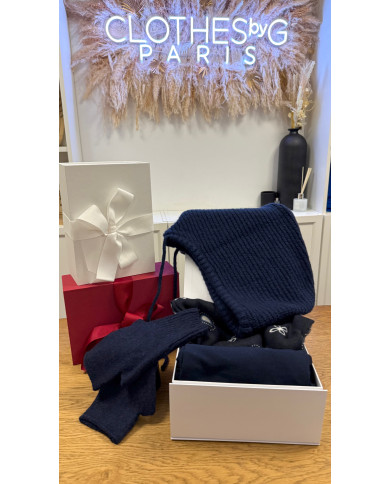 Box personnalisable bleu marine