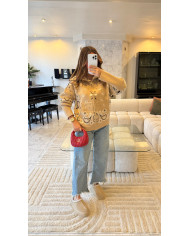 Gilet KUJT Beige avec cachemire