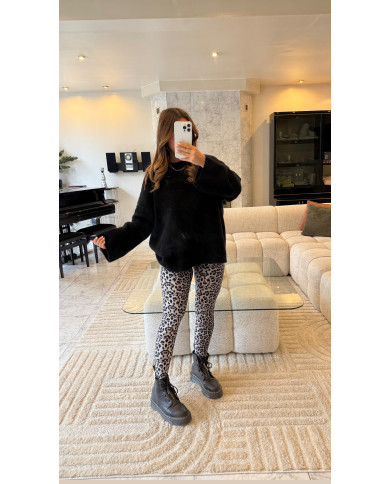 Leggings léopard Gris