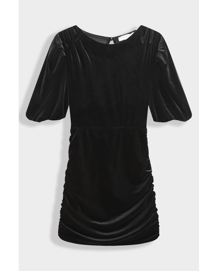 Robe Courte velours noir