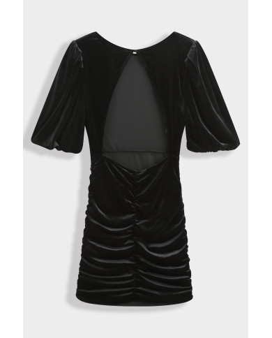 Robe Courte velours noir