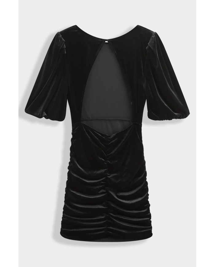 Robe Courte velours noir