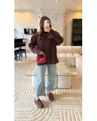 Doudoune Basic Moncle Bordeaux