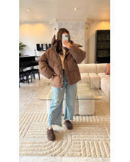 Survêtement jogging Bicolore Jaune & Choco