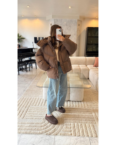 Doudoune Basic Moncle Choco