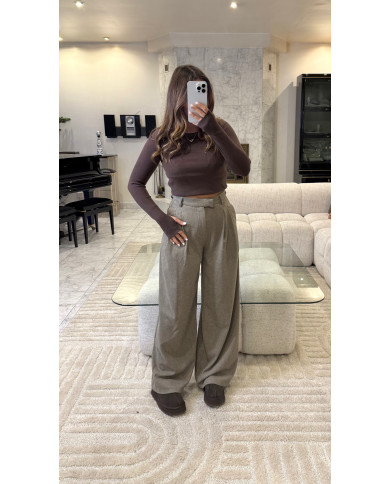 Pull Intégré mitaines Choco