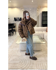 Ensemble Cocon de jogging  avec gilet oversize Écru