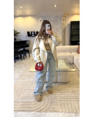 Bombardier 100% laine écru