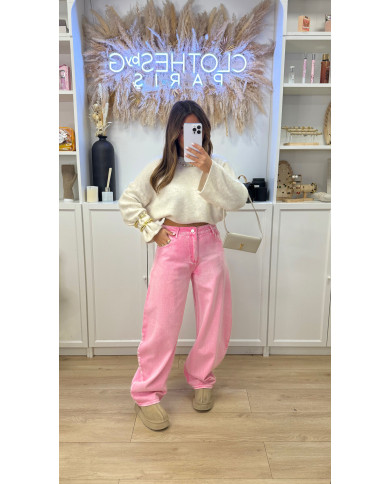 Jean ballon Gaby Rose