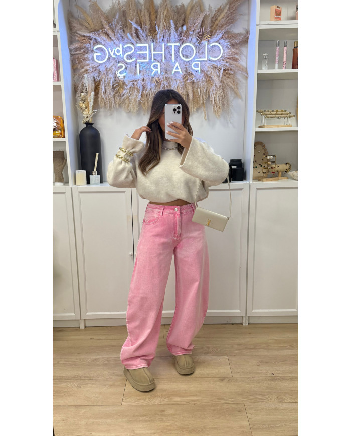 Jean ballon Gaby Rose