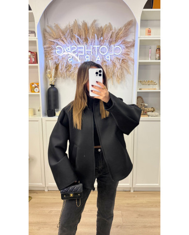 Veste ZIP Poup Noir