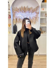 Veste Pilou Choco à capuche