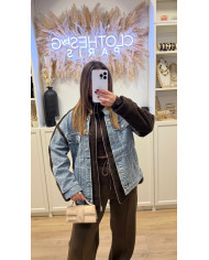 Veste en Jean Polaire Choco