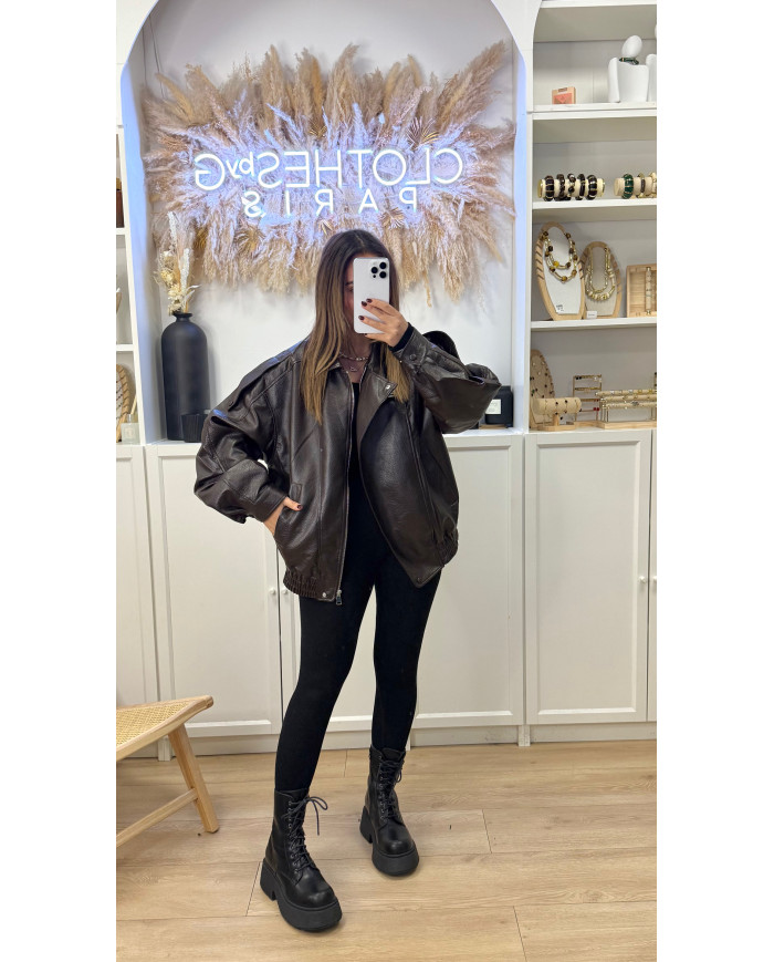 Bombers Simili Inspi Z Marron