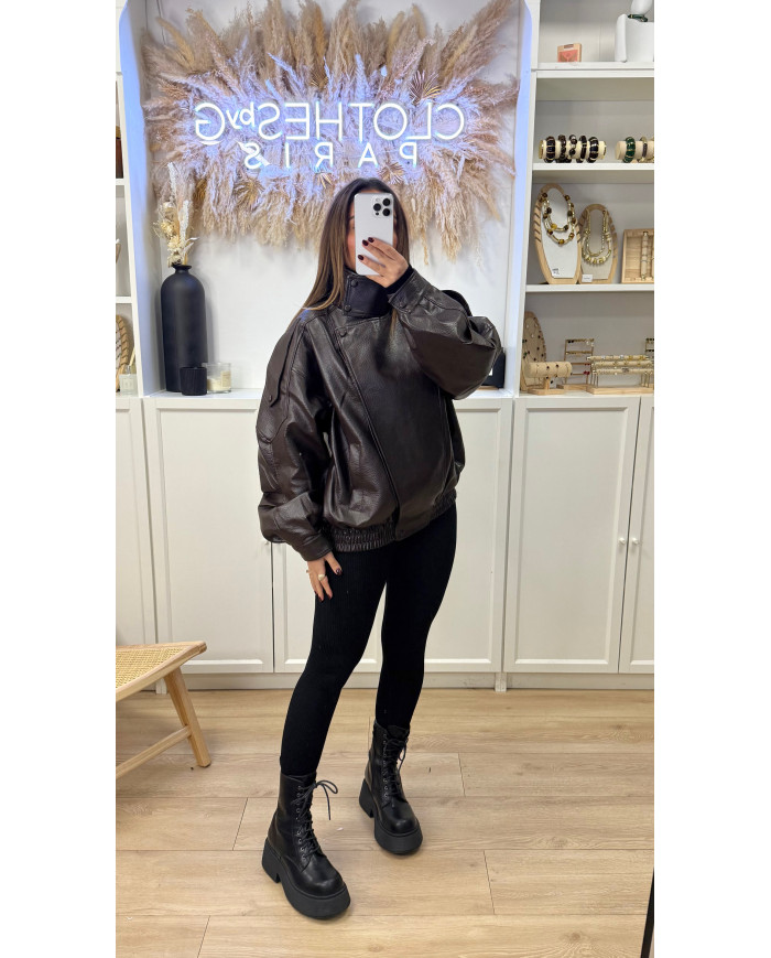 Bombers Simili Inspi Z Marron