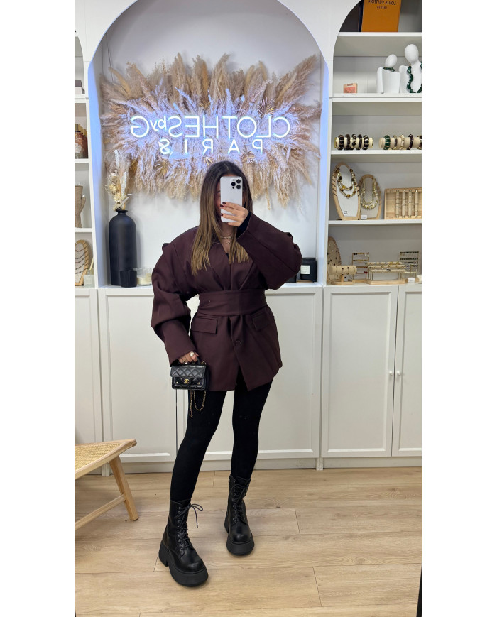 Blazer Oversive Nacima bordeaux