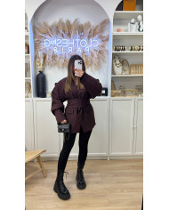 Blazer Oversive Nacima bordeaux