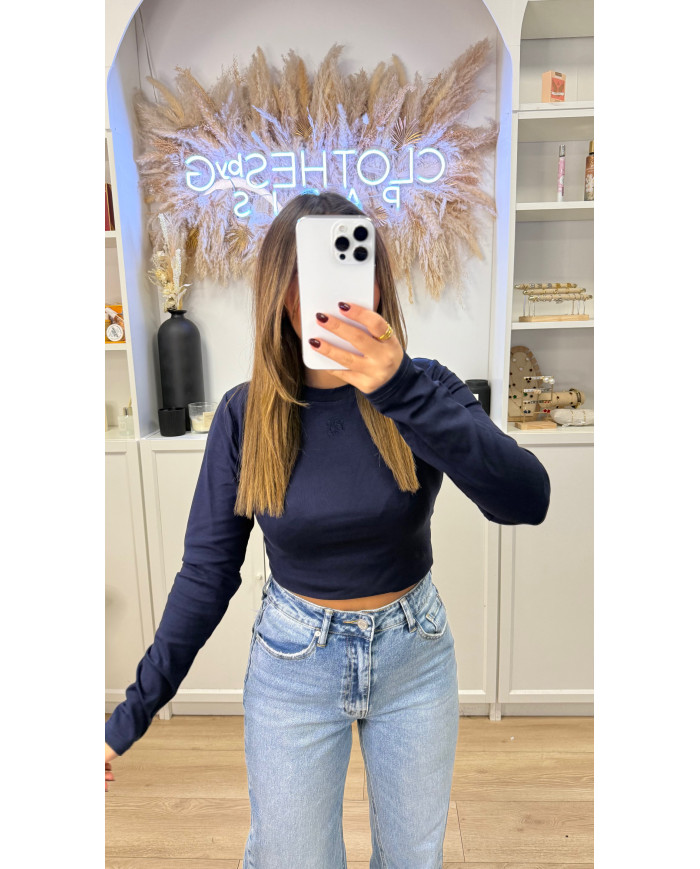 op manches longue LOWE Bleu Marine