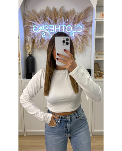 Top manches longue LOWE Blanc