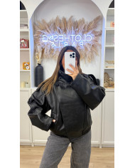 Chemise Oversize Pépites Bordeaux