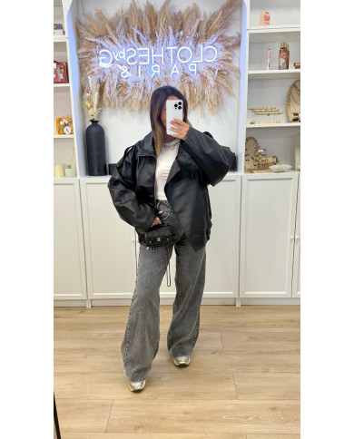 Bombers Simili Inspi Z Noir