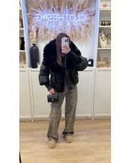 Veste Fourrure Esme Camel