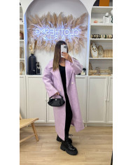 Manteau Long Julia violet