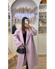 Manteau Long Julia violet