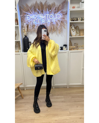 Gilet Loose Jaune
