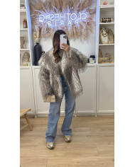 Fourrure Za frange White