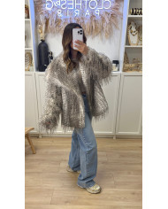 Fourrure Za frange White