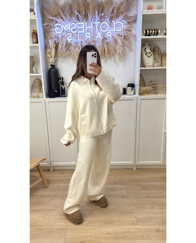 Ensemble Joggings Cachy beige