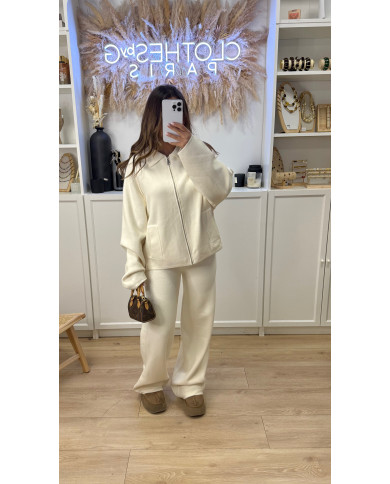 Ensemble Joggings Cachy beige
