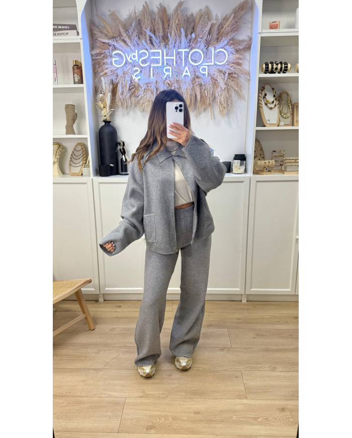 Ensemble Joggings Cachy Gris