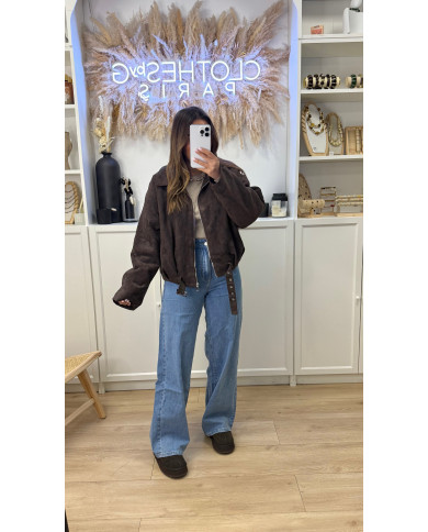 Jean Évasé Hanna Bleu foncé