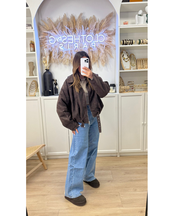 Jean Évasé Hanna Bleu foncé