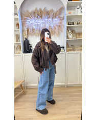 Jean Évasé Hanna Bleu foncé