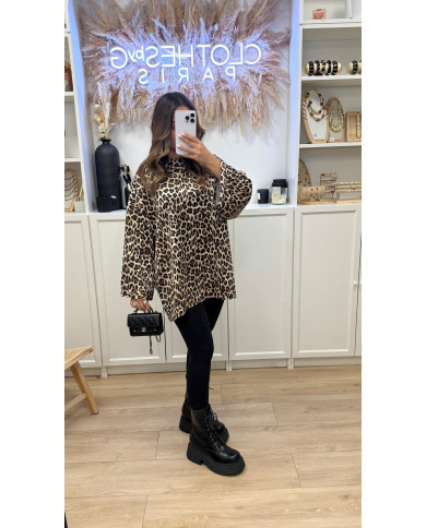 T-shirt Hanna Oversize Léopard