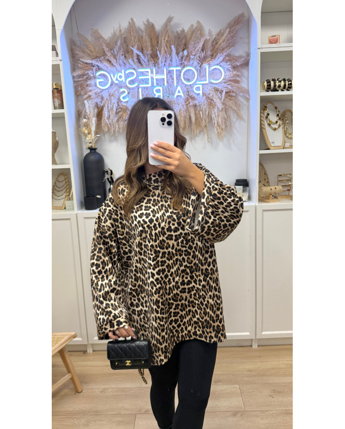 T-shirt Hanna Oversize Léopard