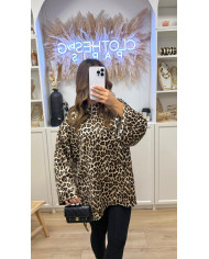 T-shirt Hanna Oversize Léopard